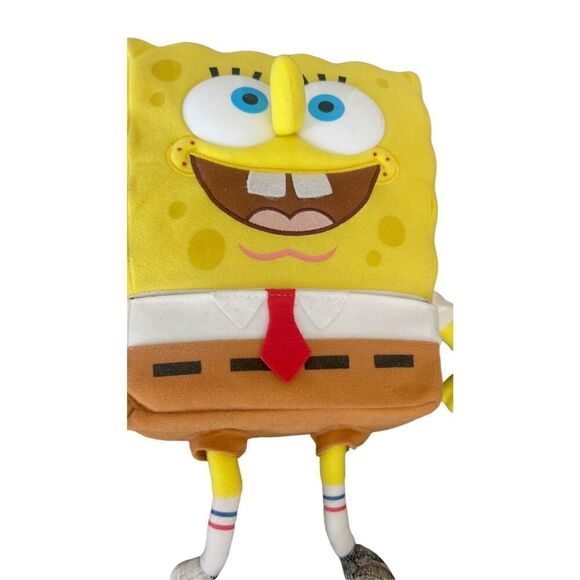 Vintage Spongebob Squarepants Nickelodeon Viacom 2000 Plush Doll removable pants - Picture 7 of 10